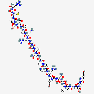 2D structural representation for Sermorelin