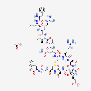 2D structural representation for HGH Fragment 176-191