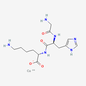 2D structural representation for GHK-Cu