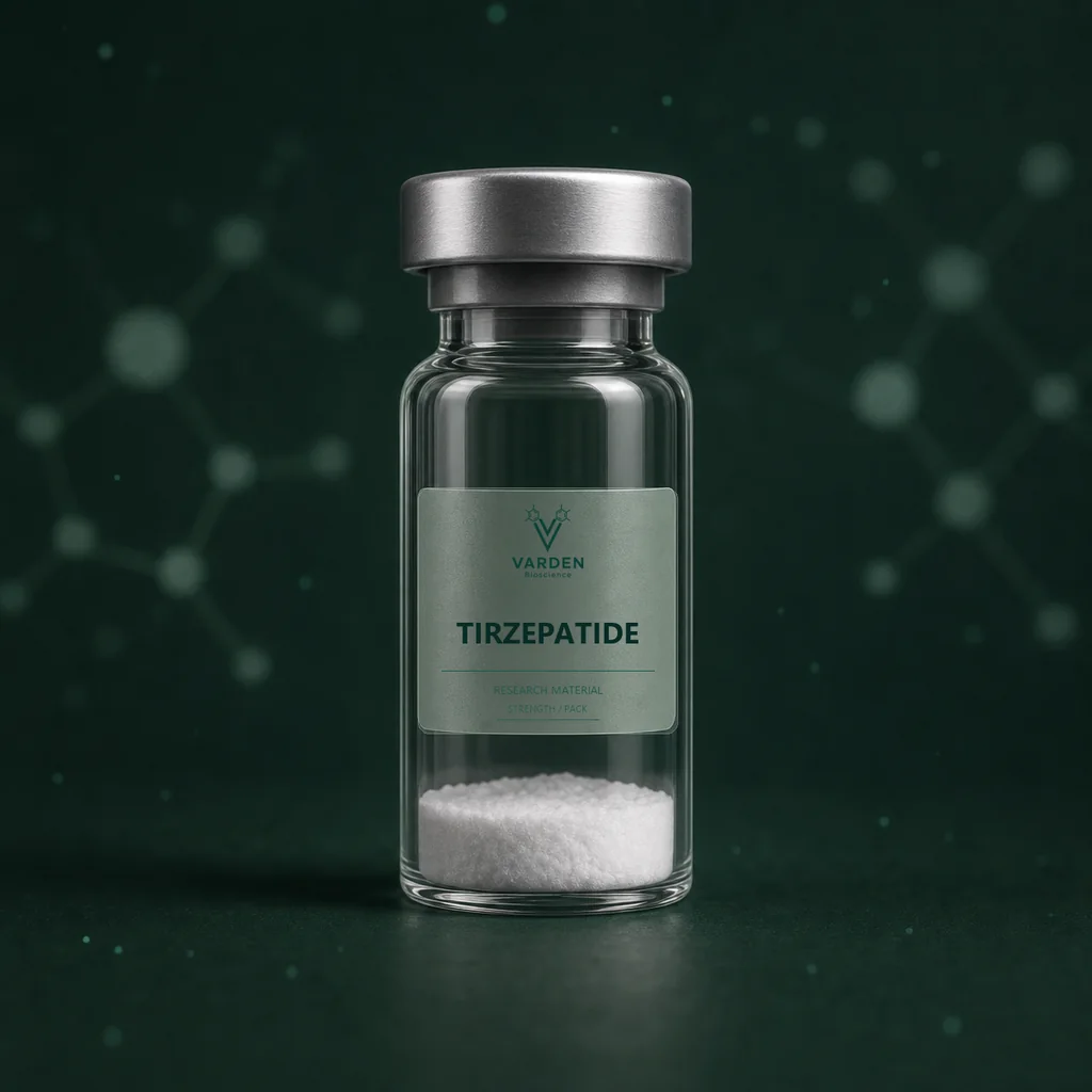 Tirzepatide - Varden Bioscience branded catalog representation